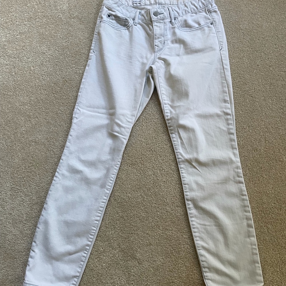 GAP 1969 ALWAYS SKINNY LIGHT BELLS WASH JEANS SIZE 27
